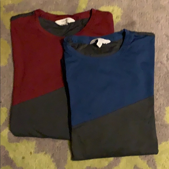 Calvin Klein Other - Calvin Klein Color Block Long Sleeve T shirts